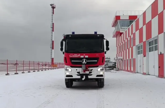Аэропорт Братск усилил спасательную службу новейшим автомобилем