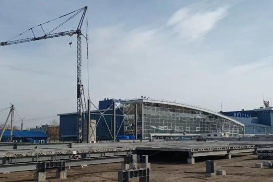 Временный терминал прилета внутренних линий строят в аэропорту Иркутска