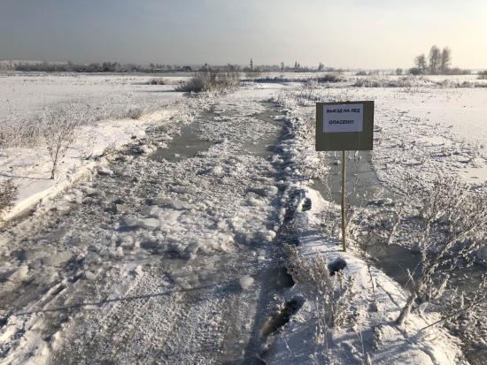 Ангара подтопила береговую линию в Усолье-Сибирском