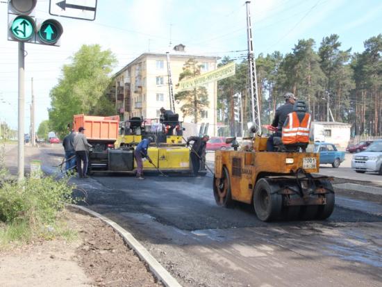 Дорожные работы в Ангарске начали на месяц раньше