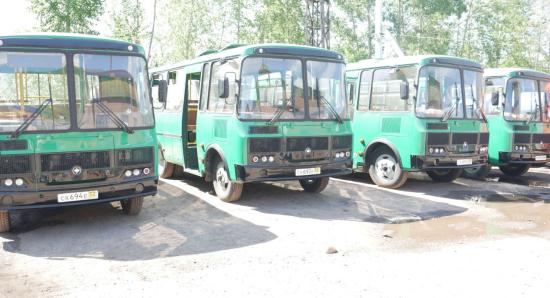 Четыре новых автобуса появились в автопарке Усть-Кута
