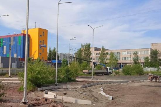 Шесть общественных пространств благоустраивают в Братске по федеральному проекту
