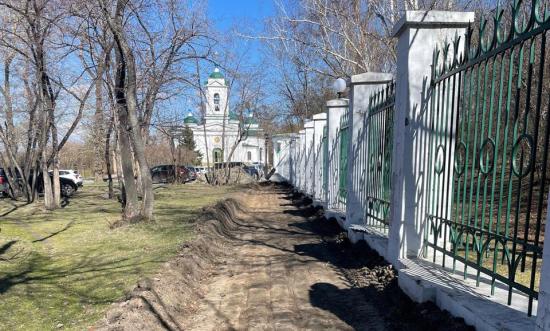 Благоустройство общественных пространств началось в Иркутске