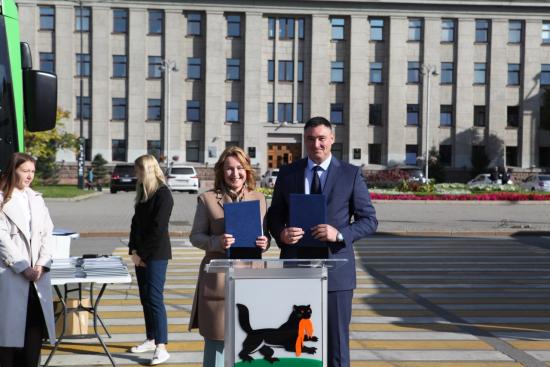 Мэрия Иркутска подписала со Сбербанком соглашение о социально-экономическом сотрудничестве