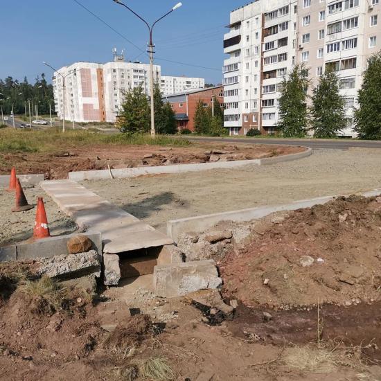 Светлана Петрук: В шестом микрорайоне Братска началось благоустройство улицы Иванова