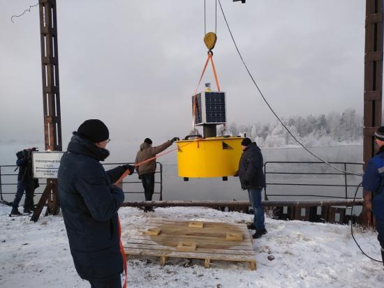Испытания буевой системы для экоконтроля качества воды прошли в Иркутске