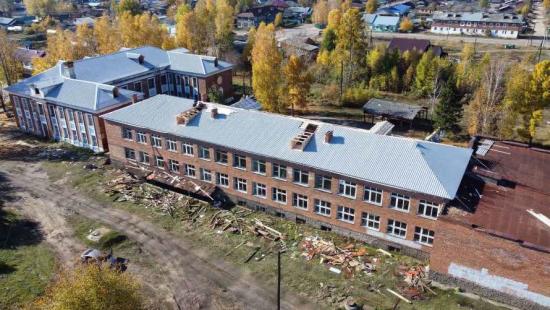 Ремонт школы № 90 в Чунском завершат к сентябрю 2022 года