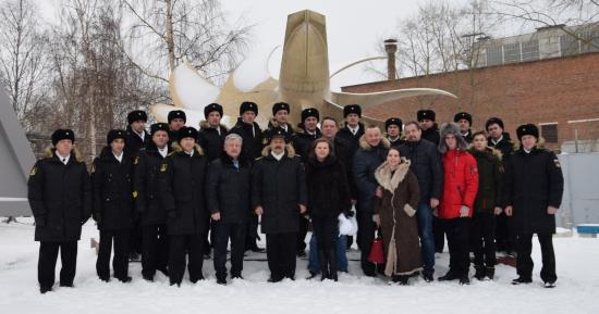 Делегация Братска поздравила экипаж крейсерской атомной подводной лодки «Братск» с Днем корабля