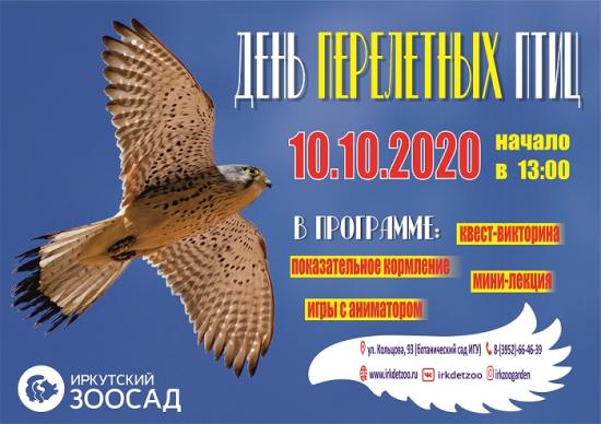 День перелетных птиц пройдет в Иркутском зоосаде 10 октября