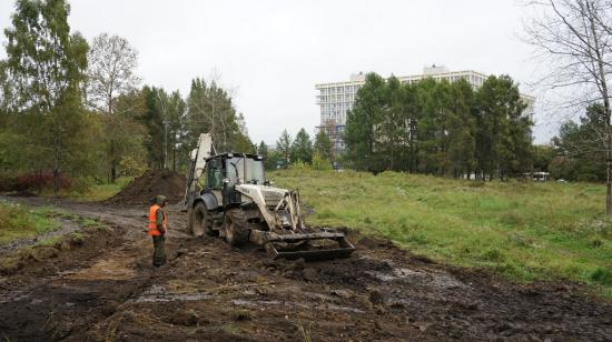 Проблемы с благоустройством дендропарка Академгородка в Иркутске обсудили на выездном совещании