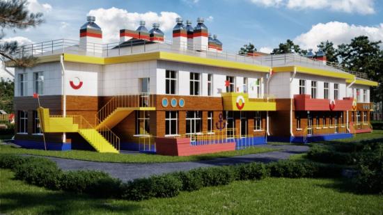 Новый детский сад в поселке Большая речка Иркутского района ввели в эксплуатацию