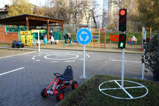 В пяти детских садах Иркутска создали «автогородки»