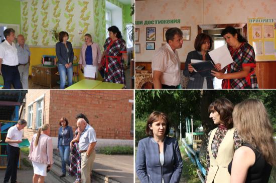 Также Н. Дикусарова проинспектировала капремонты в детсаду № 53, в Новочунской школе, где идет благоустройство территории Наталья Дикусарова проинспектировала капитальные ремонты в учреждениях образования Чунского района