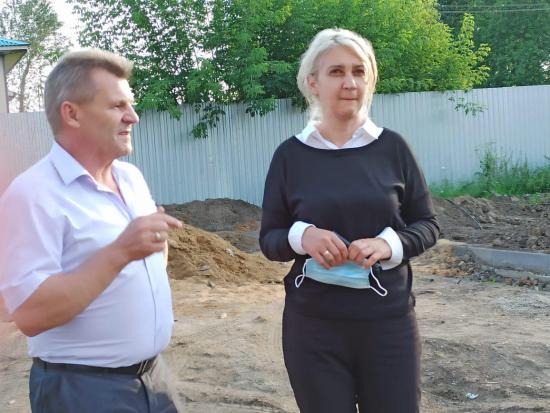 Наталья Дикусарова ознакомилась с ходом строительства ФОКОТа в Тайшете