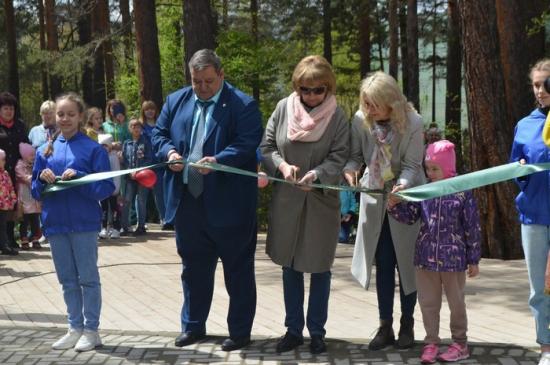 В Саянске открыли новый городской парк «Таёжный бульвар»