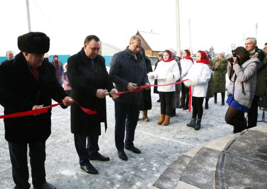 Дом культуры открыли в деревне Талька Иркутского района