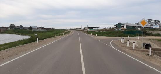 Ремонт дороги между Тельмой и Раздольем завершили досрочно