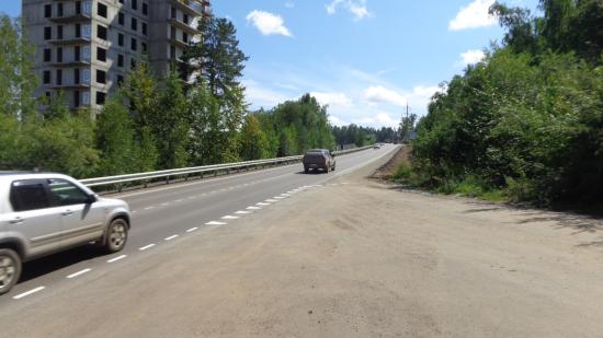 В Иркутском районе завершился ремонт дороги к поселку Березовый