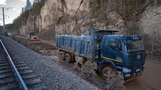 Проезд восстановили по автодороге Усть-Кут - Уоян