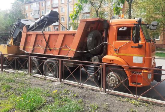 Гравийные дороги восстанавливают в Иркутске