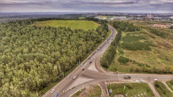 Автодорогу «Подход к Иркутску» ремонтируют ночью