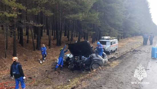 Три человека погибли в ДТП на Байкальском тракте