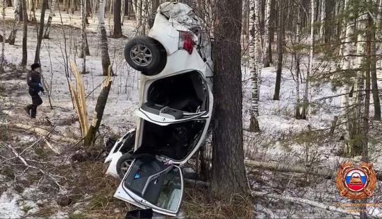Трагическое ДТП произошло утром 1 апреля на Байкальском тракте