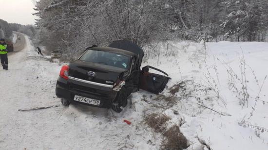 Смертельное ДТП произошло накануне на дороге Иркутск - Оса