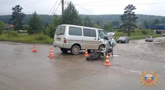15-летний мотоциклист насмерть разбился при столкновении с автомобилем в Шелеховском районе