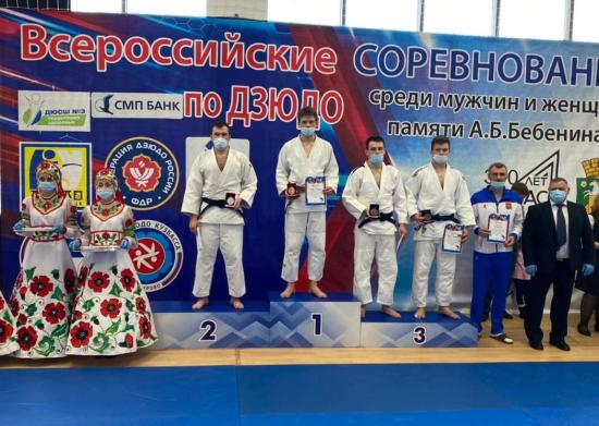 Иркутянин Михаил Белизов одержал победу на всероссийских соревнованиях по дзюдо памяти А.Б. Бебенина