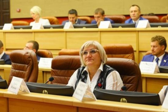 Лариса Егорова избрана вице-спикером Законодательного Собрания Иркутской области