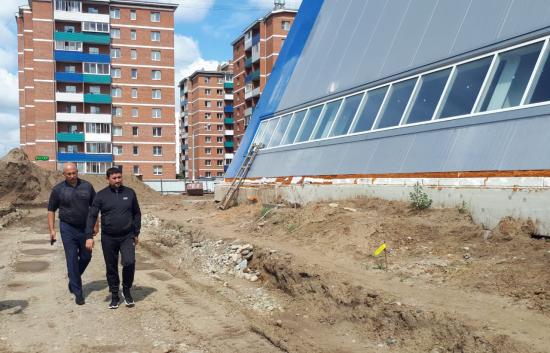 ФОК в Ново-Ленино Иркутска планируют сдать в сентябре