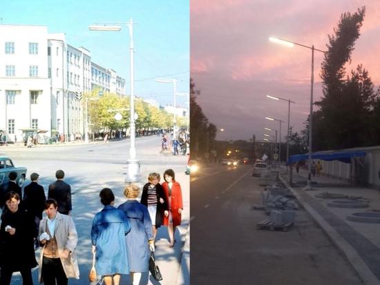 Новое уличное освещение начали монтировать на улице Карла Маркса в Иркутске