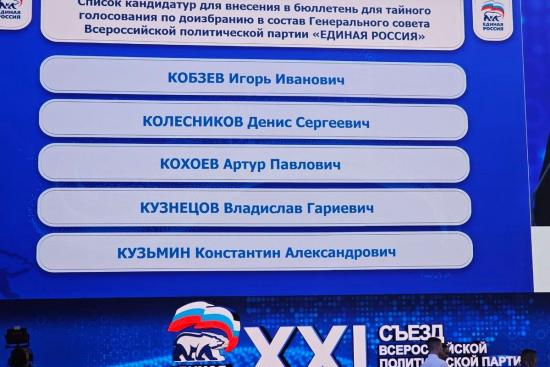 Игорь Кобзев вошёл в состав Генерального совета партии «Единая Россия»