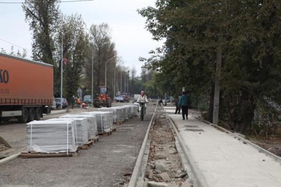Велодорожка, тротуары и газоны должны появиться на Горной в Иркутске после ремонта