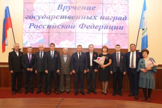Государственные награды вручил губернатор жителям Приангарья в День Иркутской области