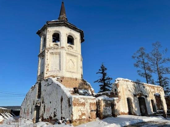 Один из самых старых каменных храмов восстанавливают в Иркутской области
