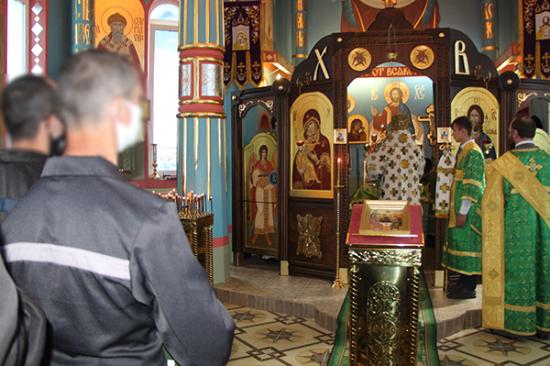 Храм открыли после реконструкции в ИК-19 в Маркова Иркутского района