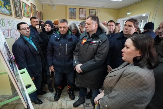 Марат Хуснуллин оценил ход восстановления соцучреждений в пострадавшем от наводнения Нижнеудинске