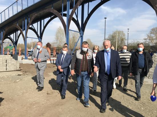 Реконструкцию парка в Тайшете завершат ко Дню города