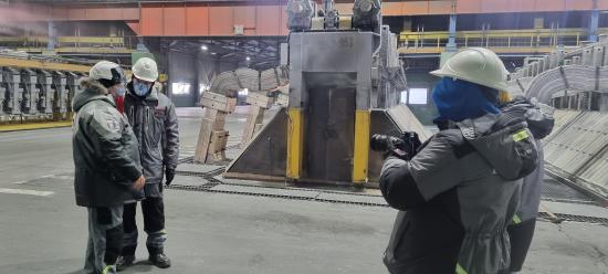 Журналисты телеканала «Россия-Культура» посетили Иркутский алюминиевый завод