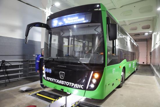 Собственный пункт техосмотра открыли на муниципальном предприятии «Иркутскавтотранс»