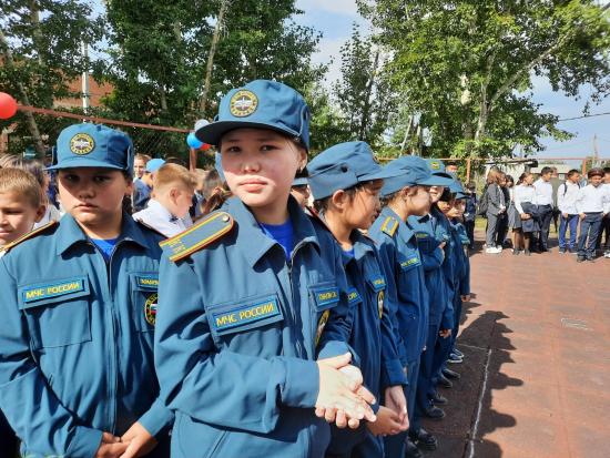 Первый кадетский класс МЧС России открылся в Усть-Ордынском Бурятском округе