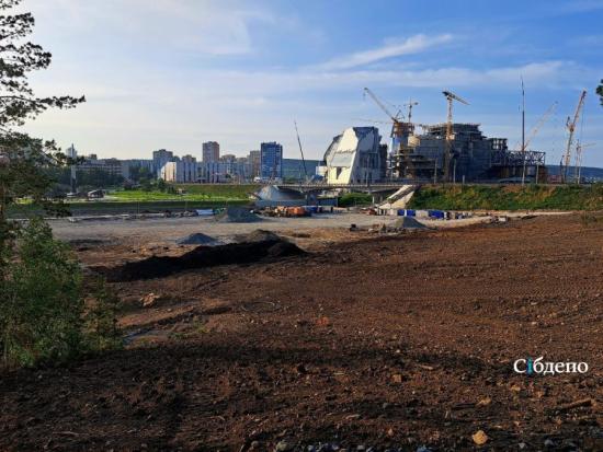 Парк площадью более 70 тысяч квадратных метров строят в Кемерове