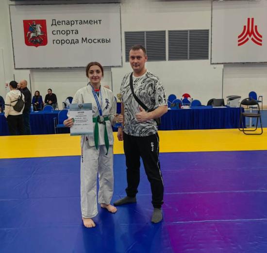 Софья Шаповалова заняла второе место на первенстве России по киокусинкай