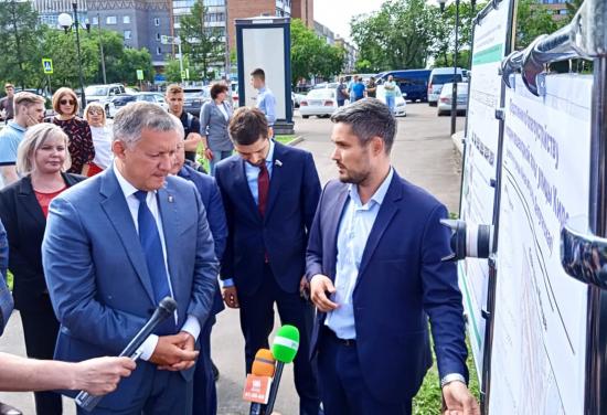 В Братске идет благоустройство нескольких общественных территорий