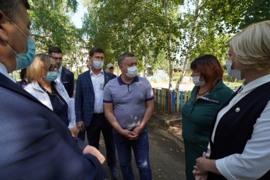 Строительство и капремонт детских садов нужны в Братском районе, в этом лично убедился Игорь Кобзев