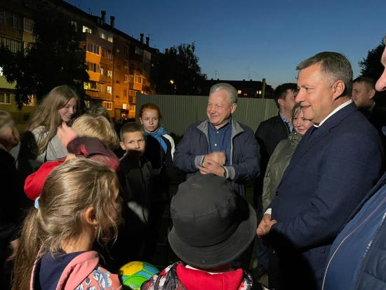 В Братске завершается благоустройство сквера в переулке Новом