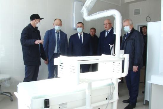 Медицинское оборудование устанавливают в новой детской поликлинике медсанчасти ИАПО