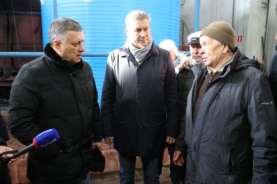 Новую угольную котельную запустили в селе Савватеевка Ангарского городского округа